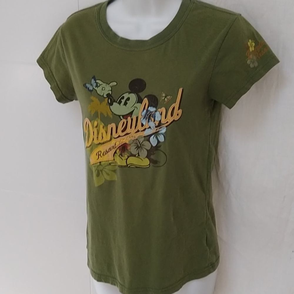 Disneyland Resort Mickey mouse tropical shirt S
